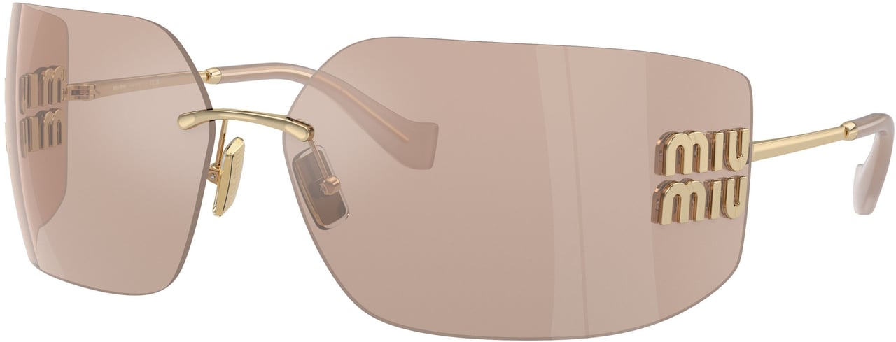 Miu Miu 0mu 54ys Oversized Square Sunglasses Neutraal
