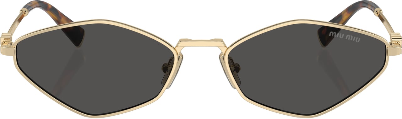 Miu Miu 0mu 56zs Angular Geometric Sunglasses Grijs