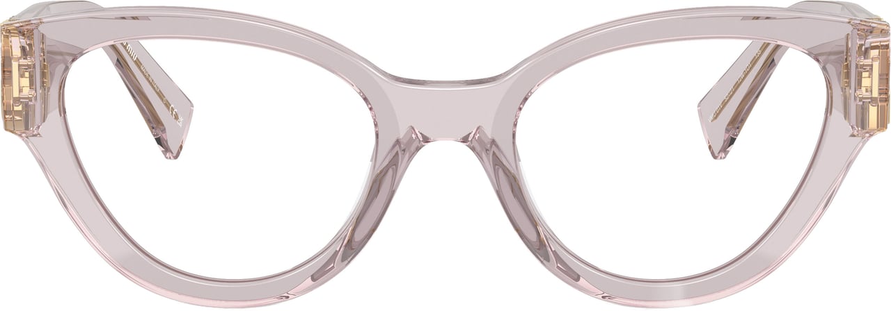 Miu Miu 0mu 01vv Translucent Acetate Cat-Eye Sunglasses Roze