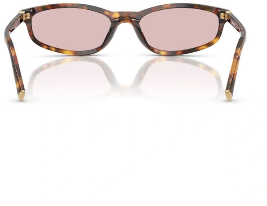 Miu Miu 0mu A06s Rectangular Tortoiseshell Acetate Sunglasses Grijs