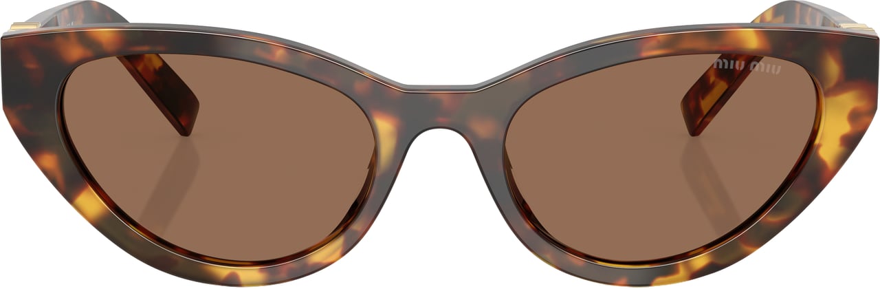 Miu Miu 0mu A04s Cat-Eye Tortoiseshell Sunglasses Bruin