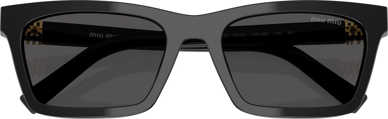 Miu Miu 0mu A05s Rectangular Sunglasses Grijs