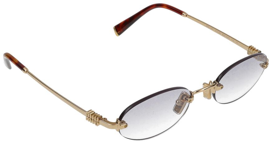 Miu Miu 0mu A54s Oval-Shaped Sunglasses Wit