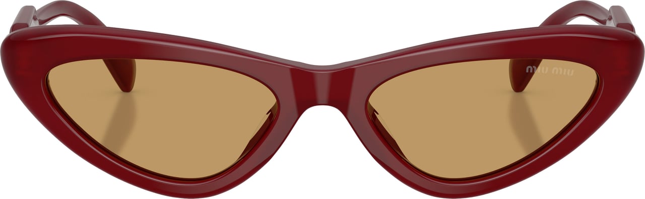 Miu Miu 0mu B11su Bold Cat-Eye Sunglasses Rood