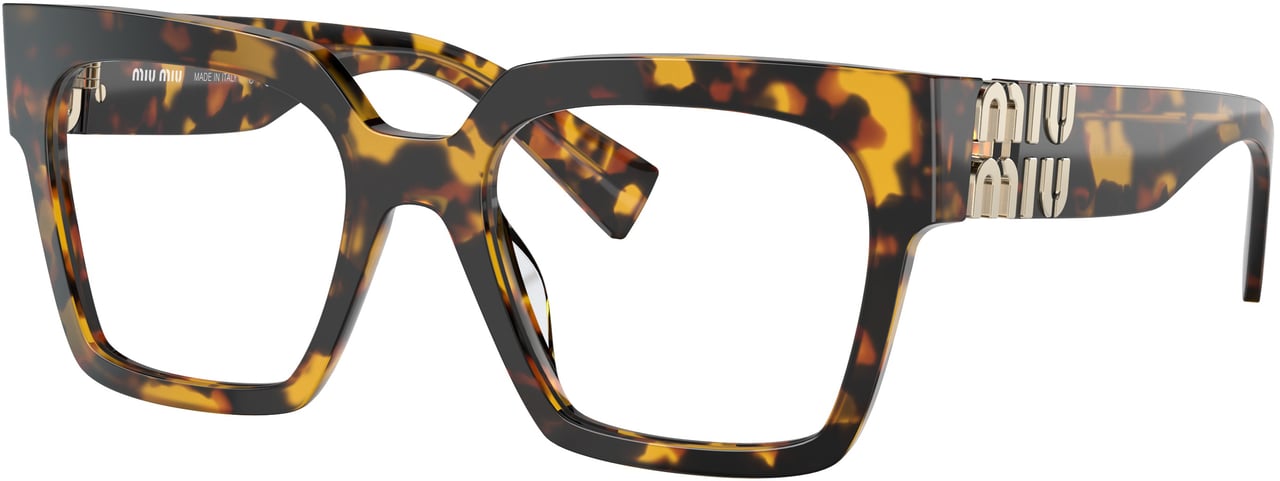 Miu Miu 0mu 04uv Bold Oversized Square Tortoiseshell Sunglasses Rood