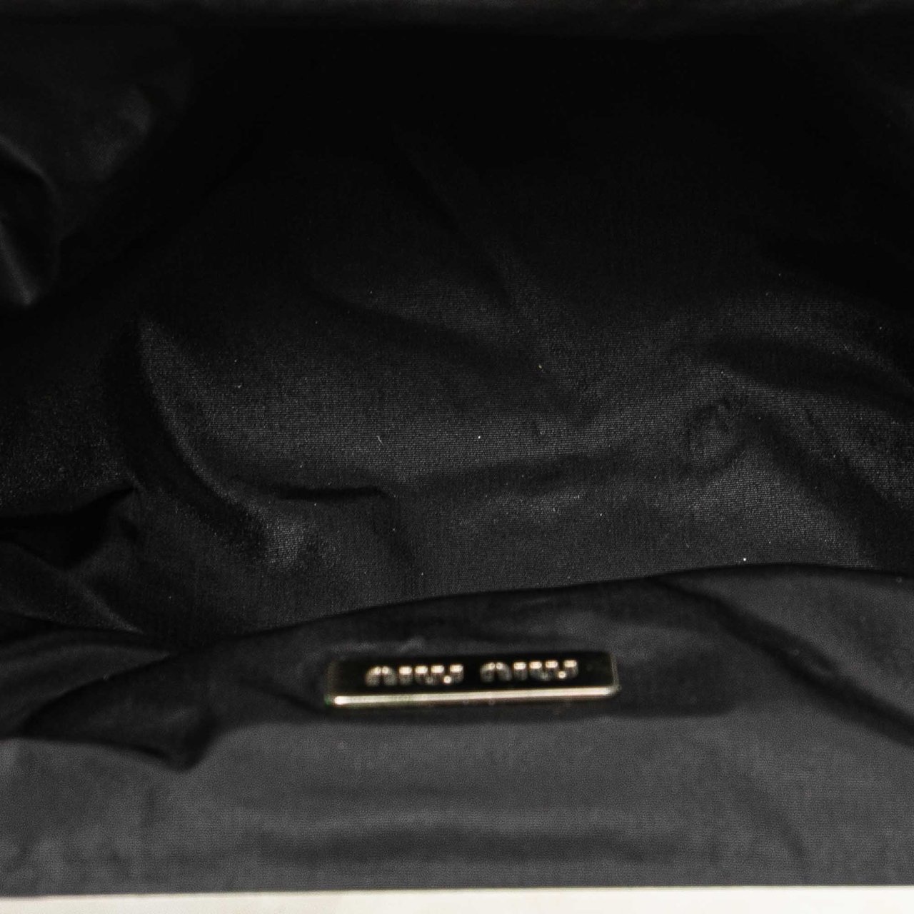 Miu Miu Satin Clasp Clutch on Strap Roze