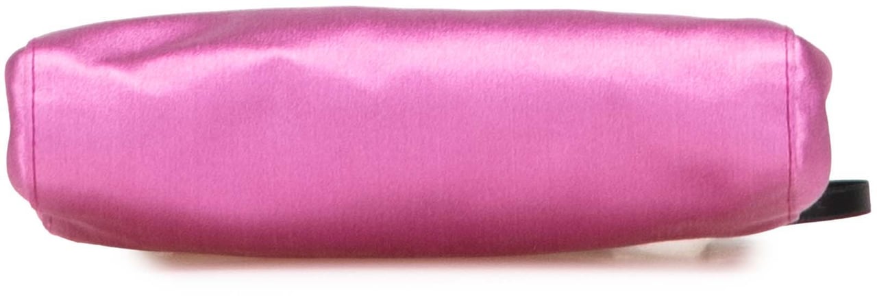 Miu Miu Satin Clasp Clutch on Strap Roze