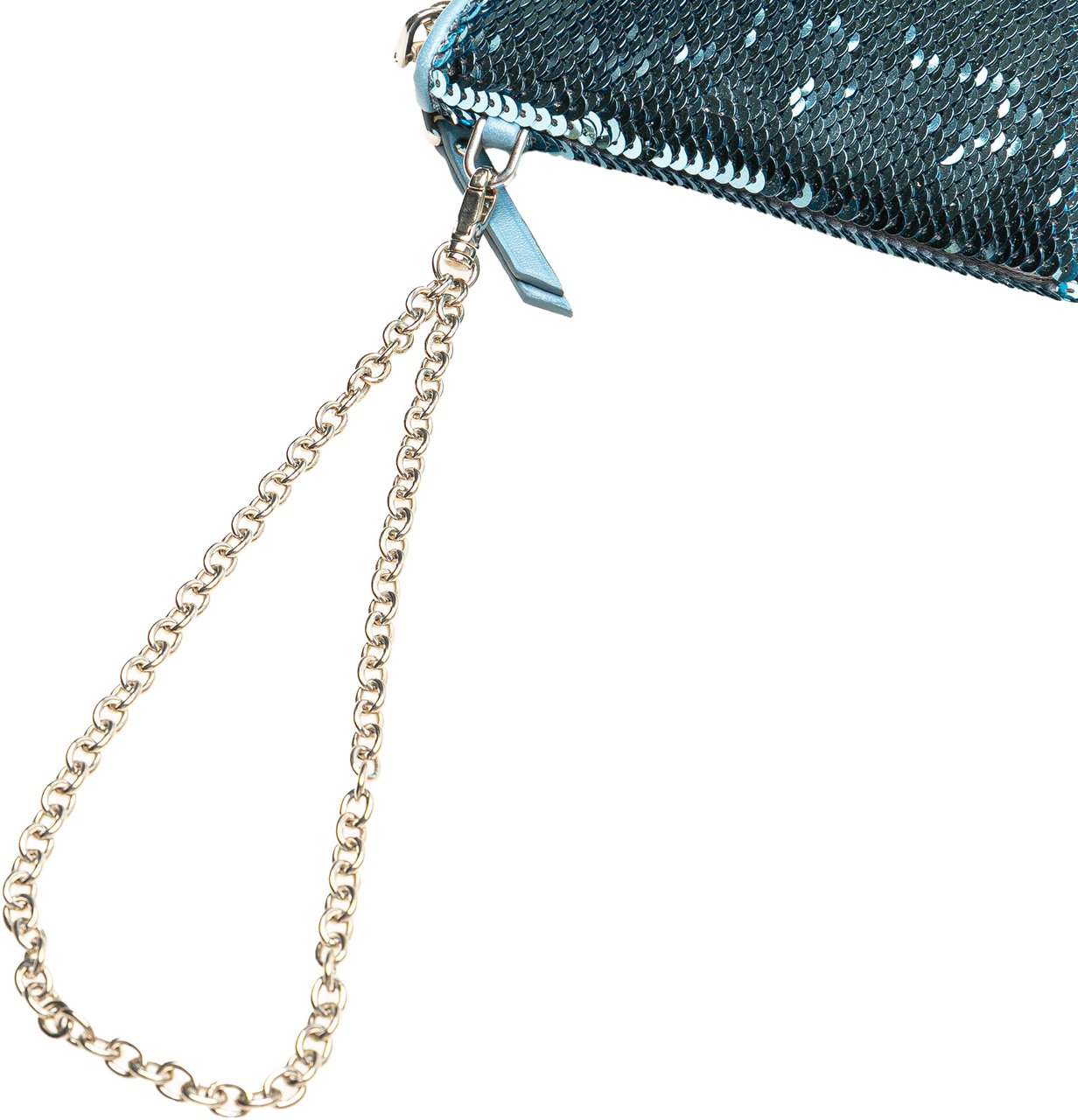 Miu Miu Sequin Clutch Blauw