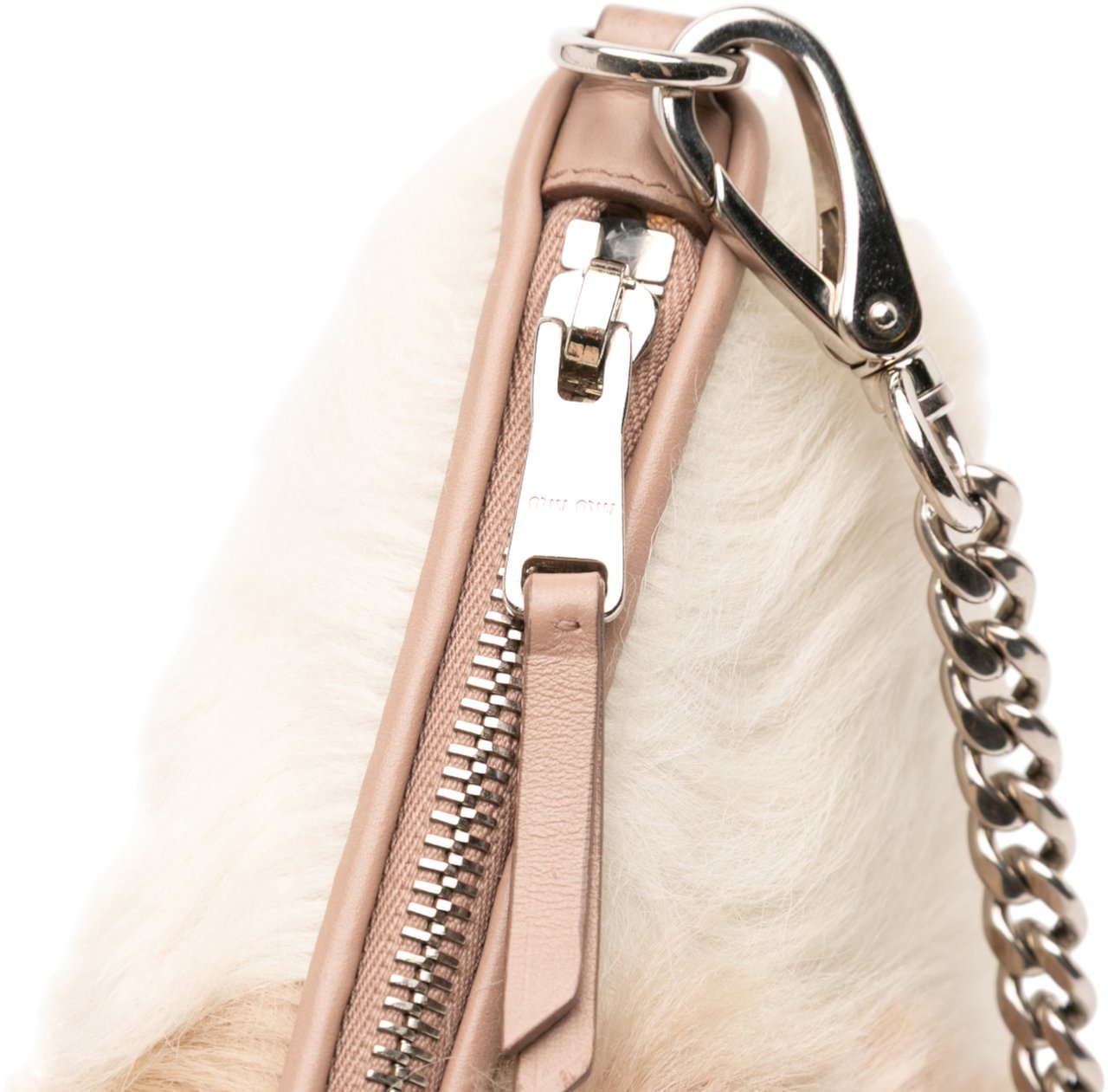 Miu Miu Fur Montone Stripe Crossbody Divers