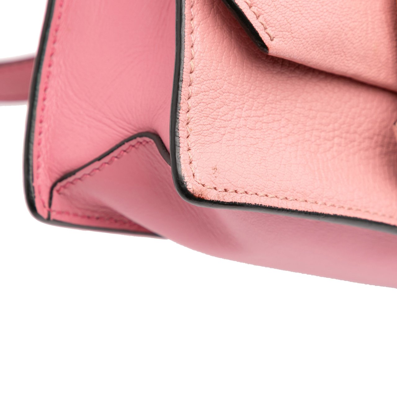 Miu Miu Goatskin Madras Soft Calf Crystal Embellished Crossbody Roze