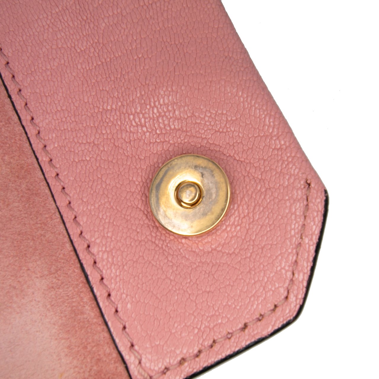 Miu Miu Goatskin Madras Soft Calf Crystal Embellished Crossbody Roze
