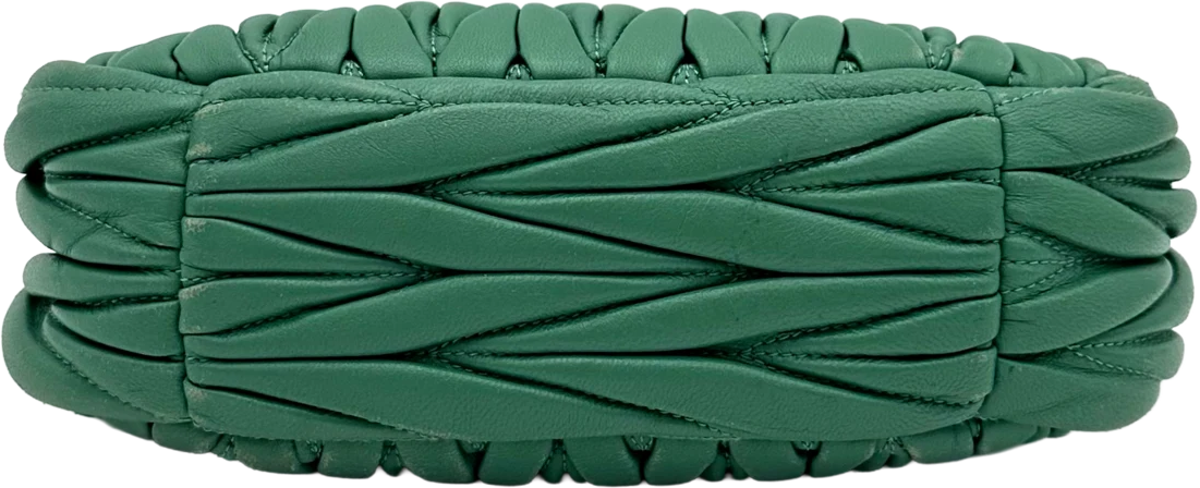 Miu Miu Miu Miu Small Wander - Green Groen