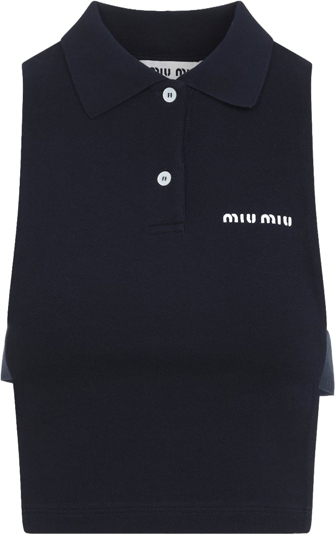 Miu Miu Cotton Polo Divers
