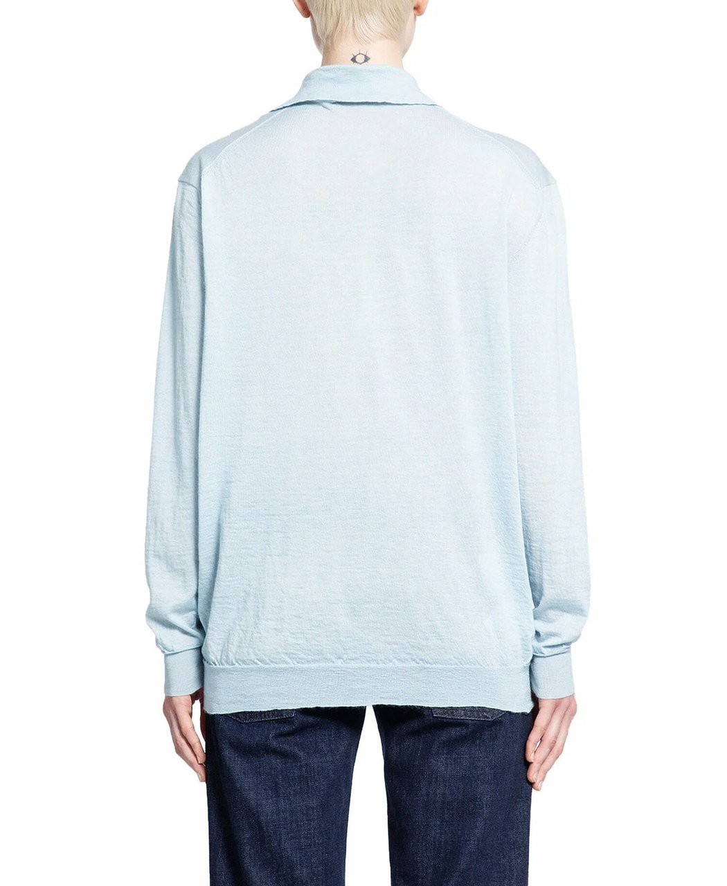 Miu Miu Miu Miu Cashmere Polo Blauw