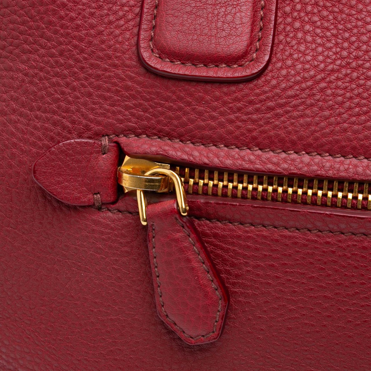 Miu Miu Goatskin Madras Satchel Rood