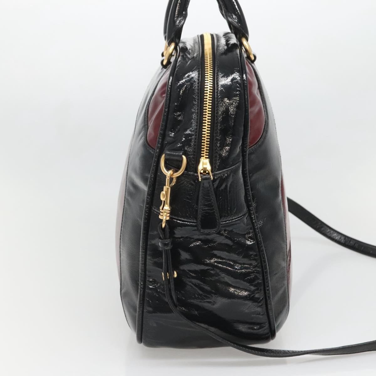 Miu Miu Miu Miu Convertible Satchel Bag Leather Zwart