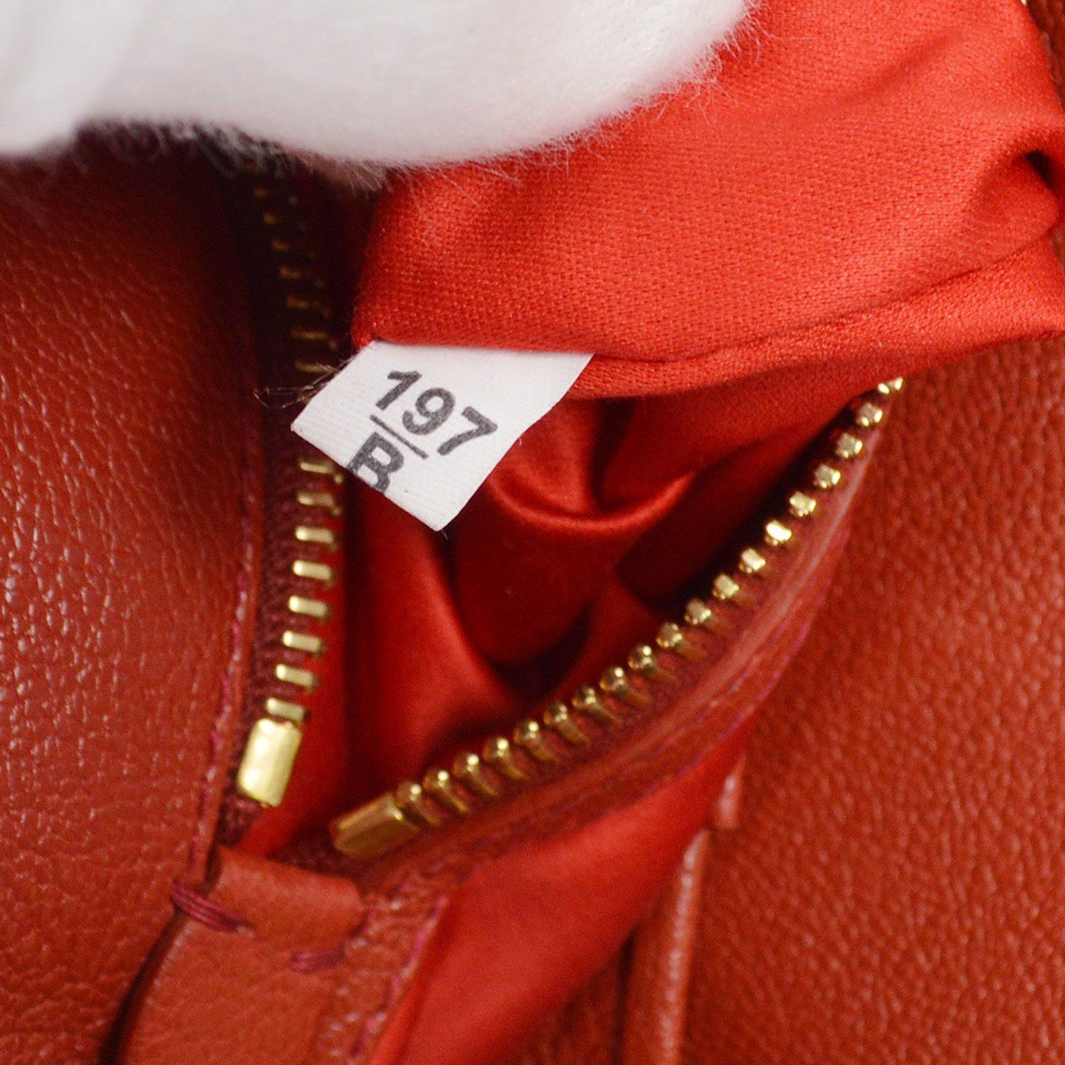 Miu Miu Miu Miu Madras Convertible Side Zip Satchel Leather Medium Rood