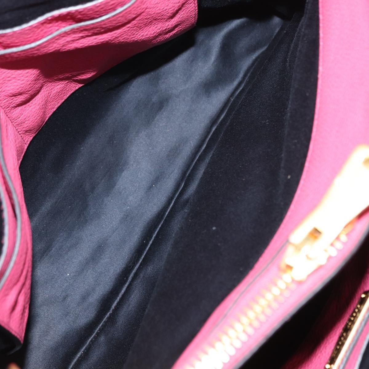 Miu Miu Miu Miu Phenix Convertible Tote Leather Medium Roze