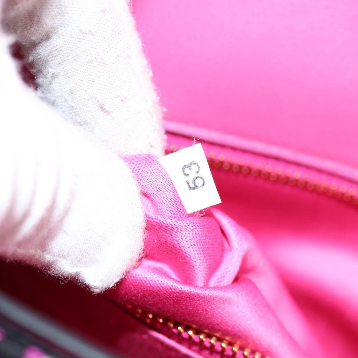 Miu Miu Miu Miu Chain Shoulder Bag Canvas Roze