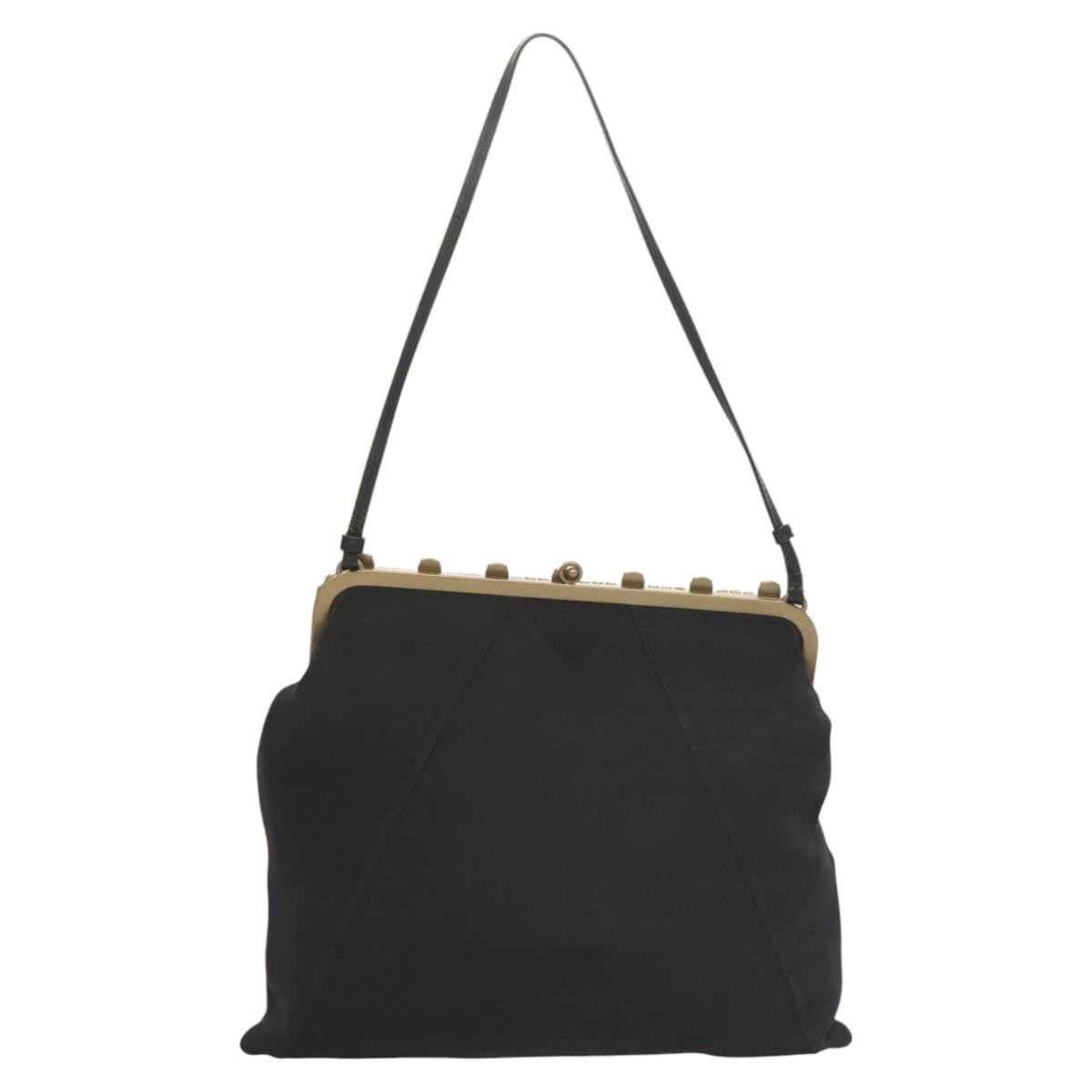 Miu Miu Miu Miu Shoulder Bag Cotton Zwart