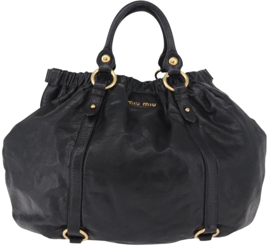 Miu Miu Shopping Tote Leather Divers
