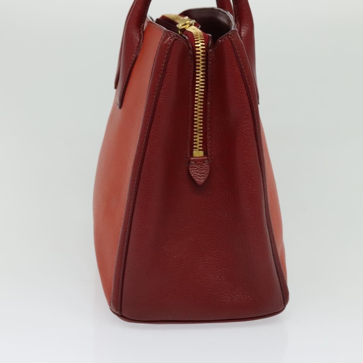 Miu Miu Miu Miu Zip Tote Leather Rood