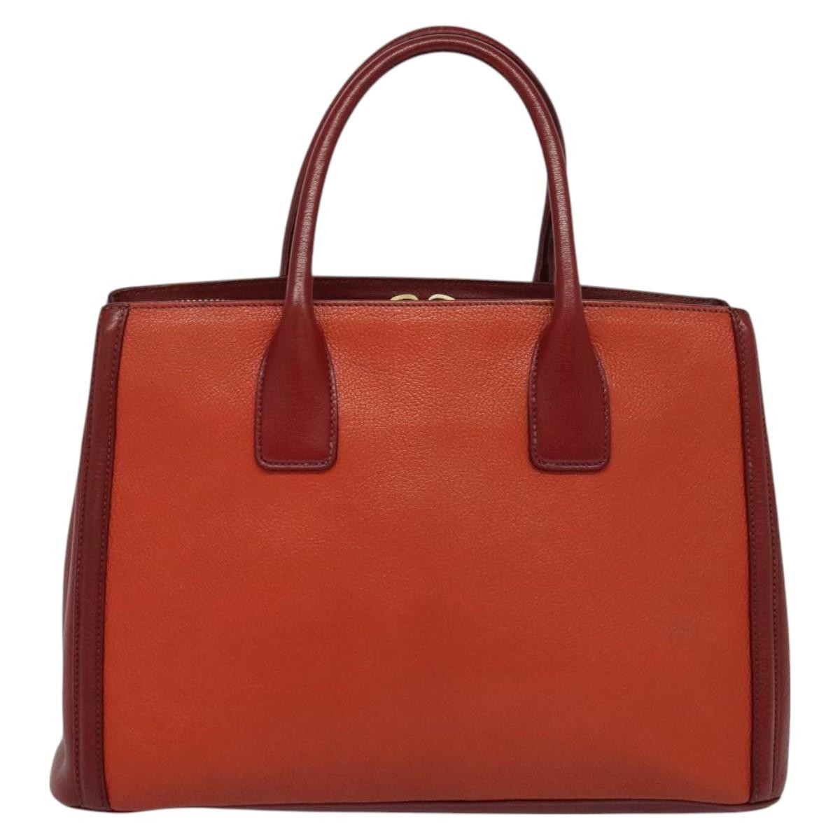 Miu Miu Miu Miu Zip Tote Leather Rood