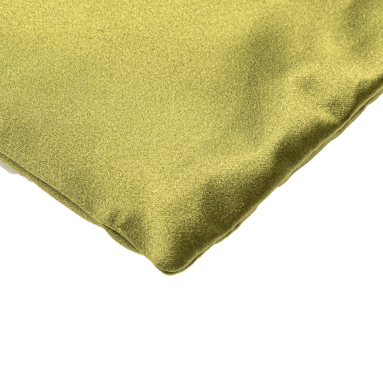 Miu Miu Satin Duchesse Drawstring Pouch Groen