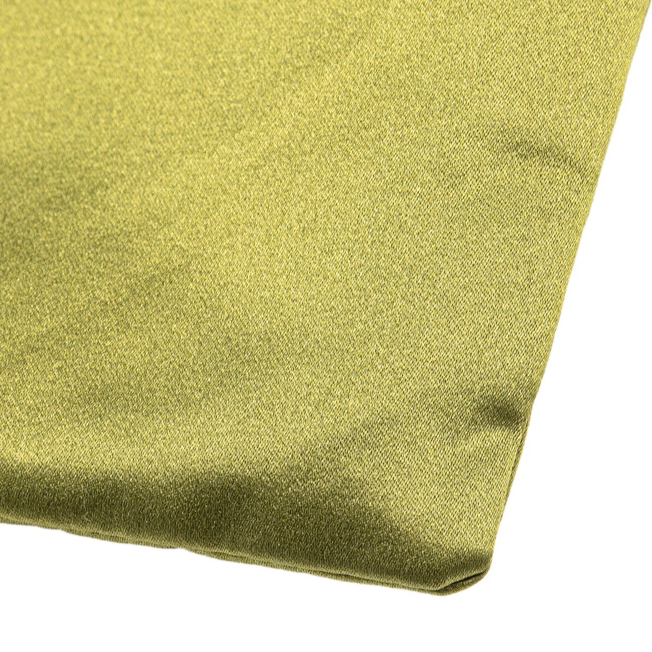 Miu Miu Satin Duchesse Drawstring Pouch Groen