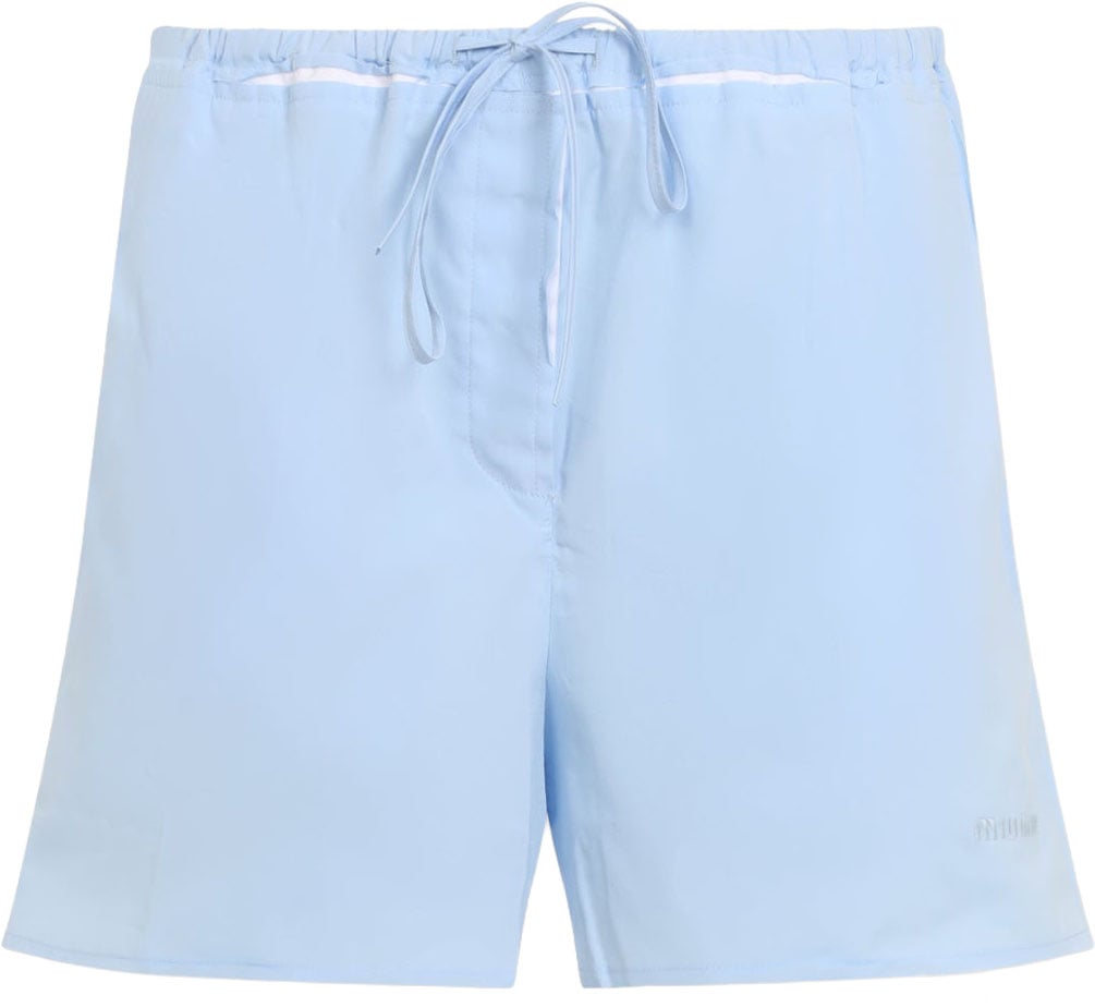 Miu Miu Miu Miu Cotton Shorts Divers