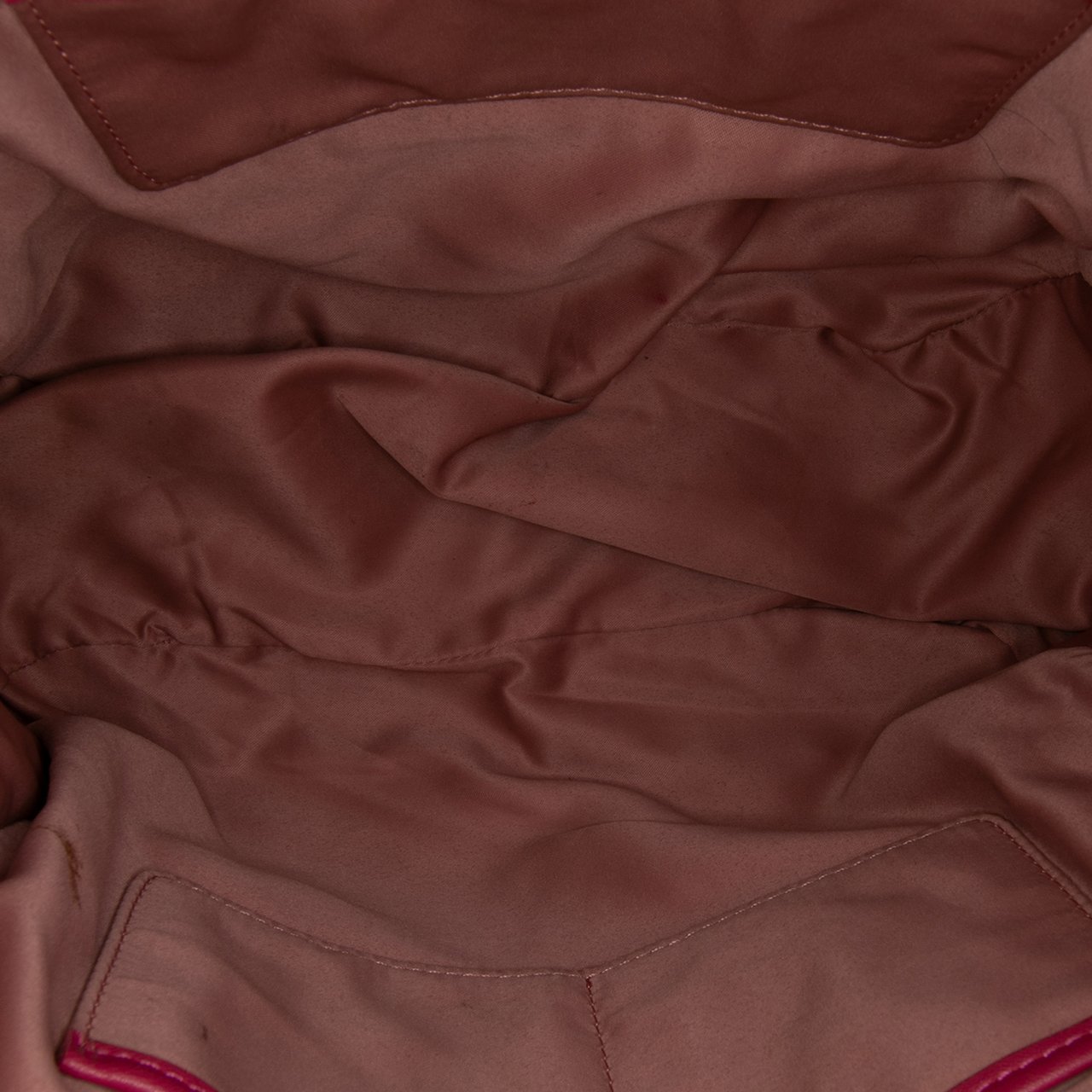 Miu Miu Matelasse Nappa Satchel Roze