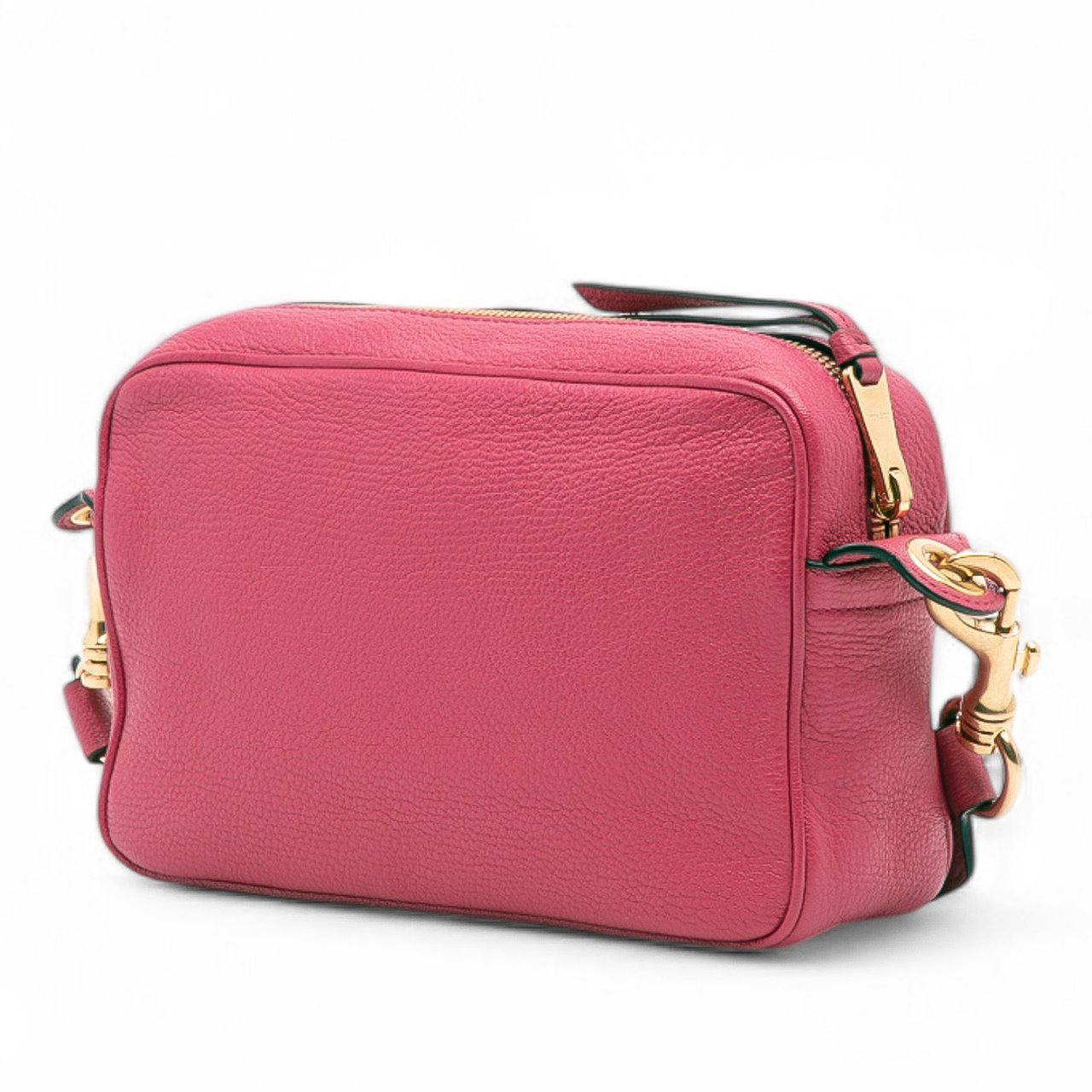 Miu Miu Goatskin Madras Camera Bag Roze