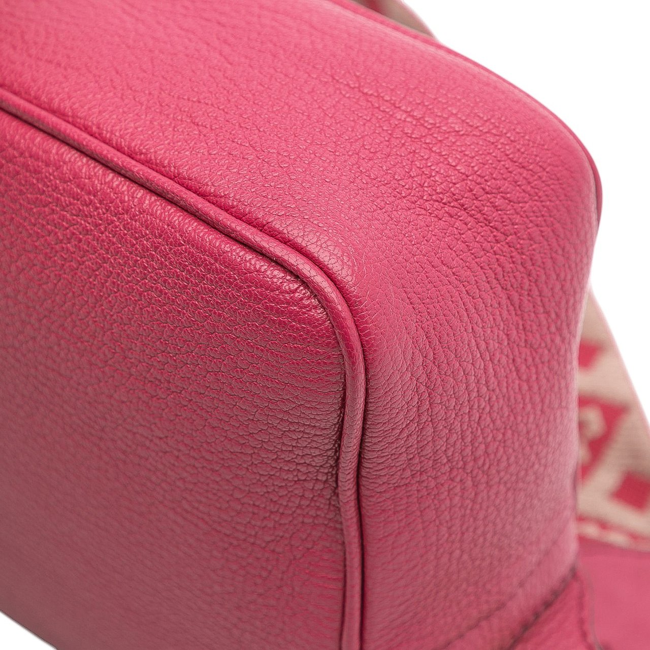 Miu Miu Goatskin Madras Camera Bag Roze