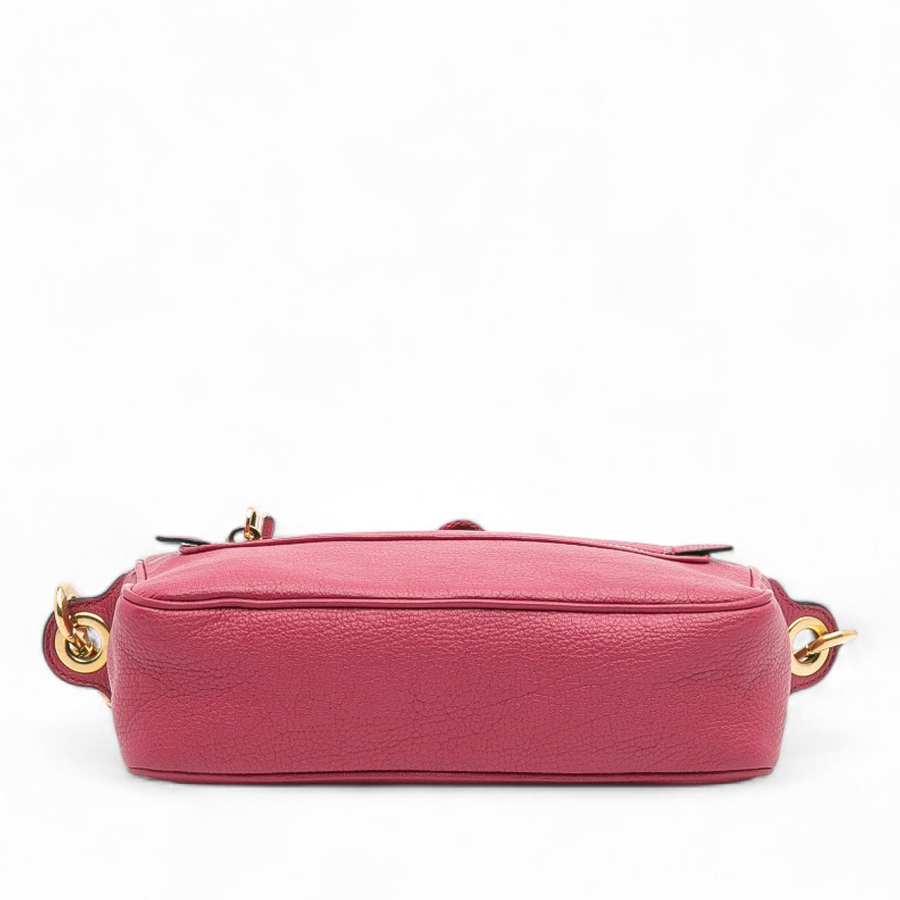 Miu Miu Goatskin Madras Camera Bag Roze
