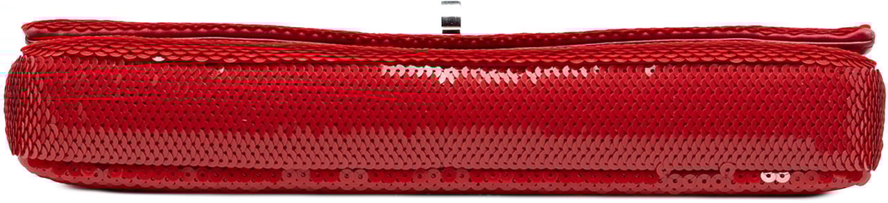 Miu Miu Sequin Embellished Shoulder Bag Rood