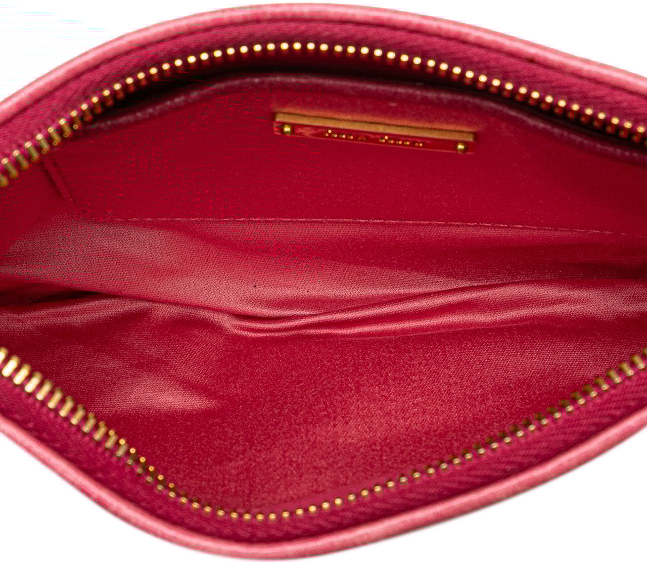 Miu Miu Matelasse Lambskin Leather Clutch Roze