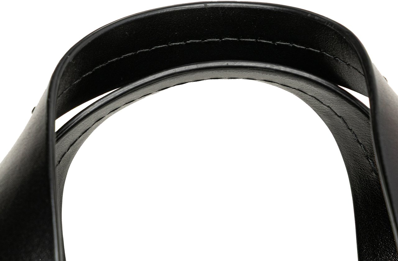 Miu Miu Small Canapa Canvas and leather Logo Satchel Zwart