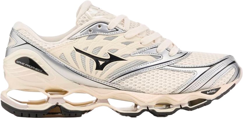 Mizuno chaussures mizuno wave prophecy ls blanc argent homme Beige