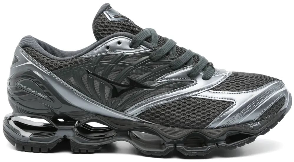 Mizuno baskets mizuno wave prophecy ls odyssey gray homme Grijs
