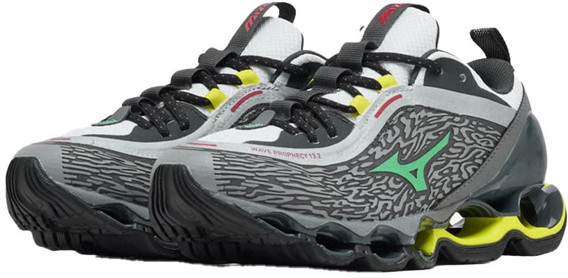 Mizuno chaussures mizuno wave prophecy 13 2 gris vert homme Divers