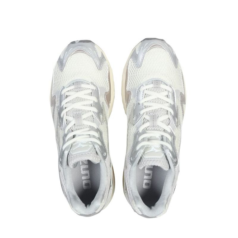 Mizuno Mizuno Wave Rider 10 Metallic Snow White Wit