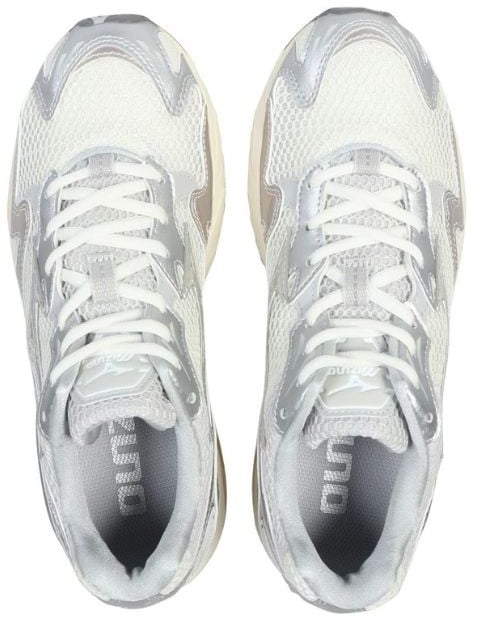 Mizuno Mizuno Wave Rider 10 Metallic Snow White Wit