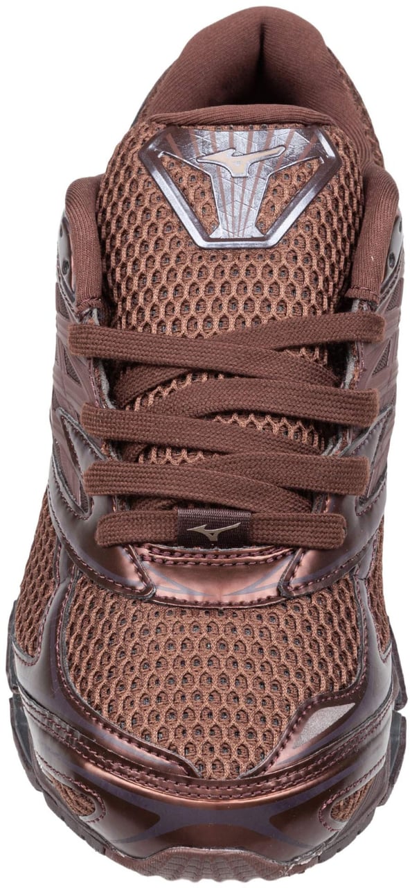 Mizuno Mizuno wave prophecy ls fabric and leather sneakers, coffee color Bruin