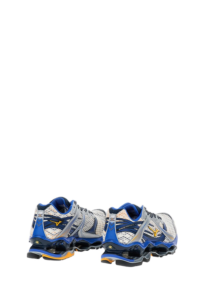 Mizuno Multicolor Mesh Wave Prophecy Sneakers Blauw