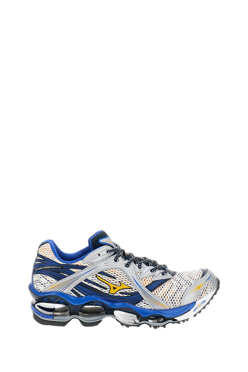 Mizuno Multicolor Mesh Wave Prophecy Sneakers Blauw
