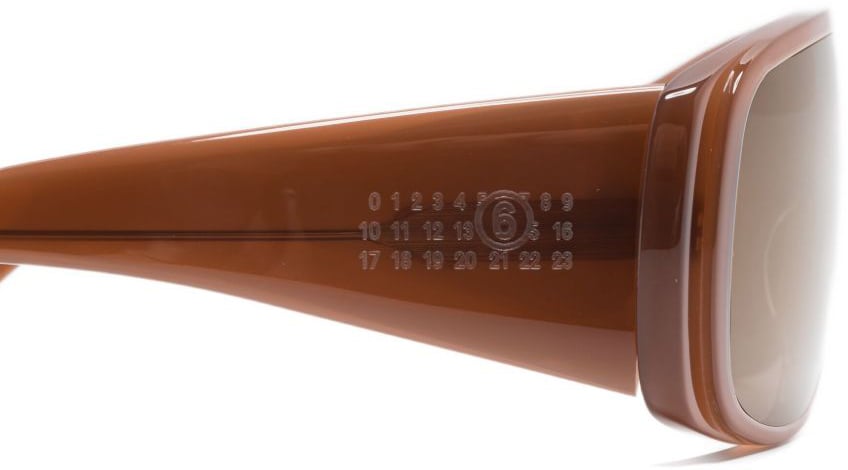 MM6 Maison Margiela Sunglasses Brown Bruin