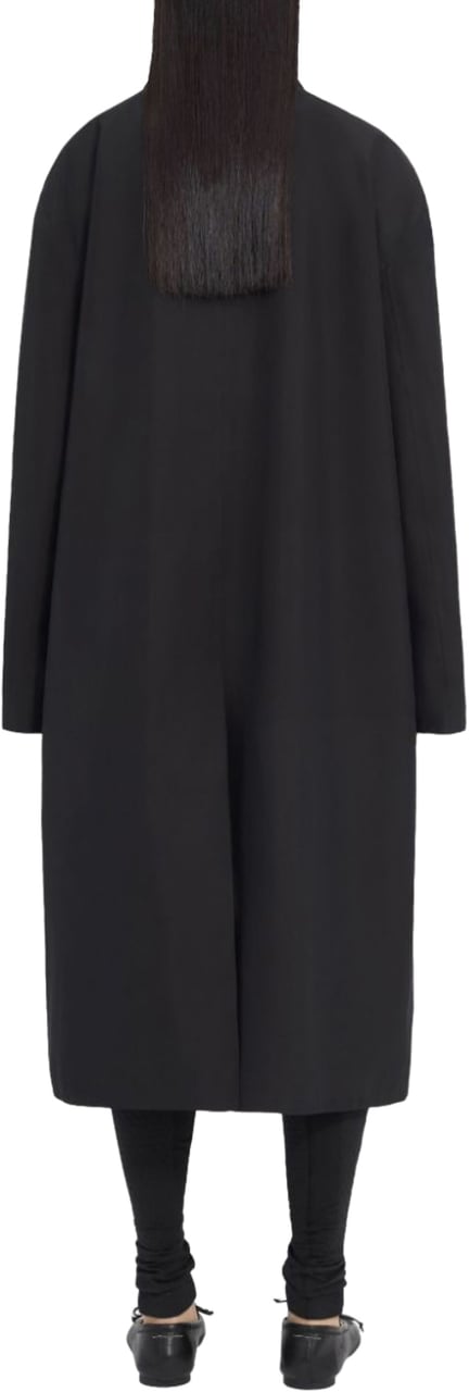 MM6 Maison Margiela Trench Coat Black Zwart
