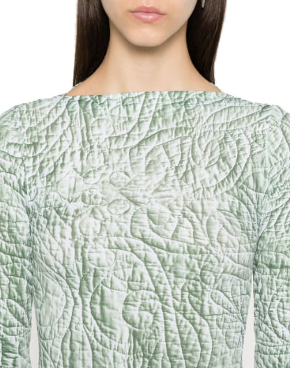 MM6 Maison Margiela Midi Dress Iguana Groen
