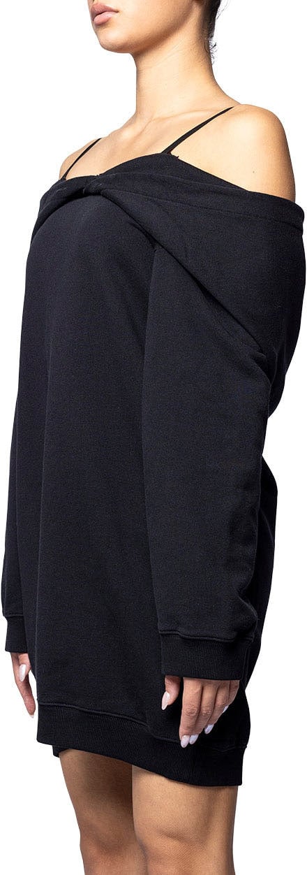 MM6 Maison Margiela SWEATSHIRT DRESS BLACK Divers