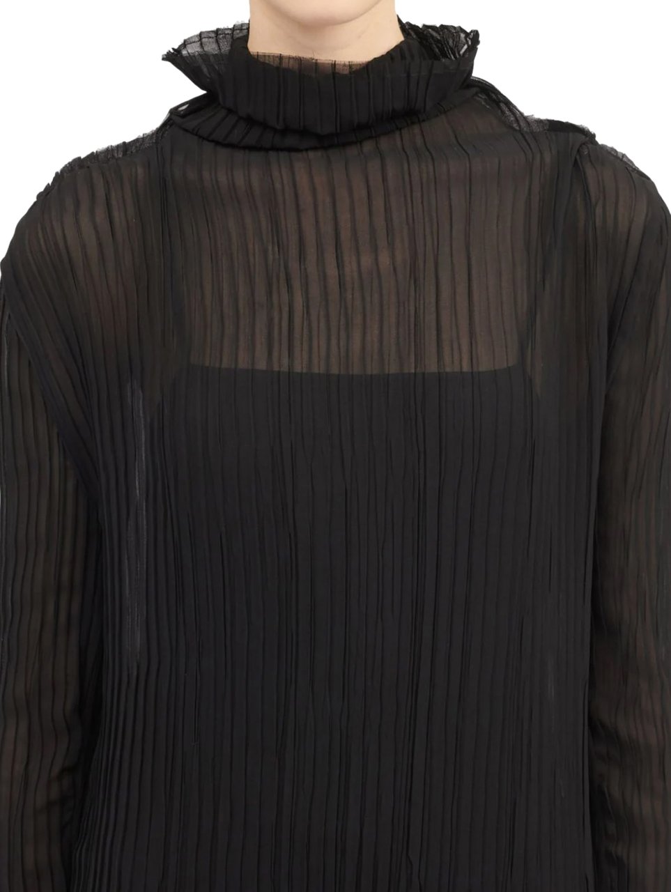 MM6 Maison Margiela Maxi Dress Black Zwart